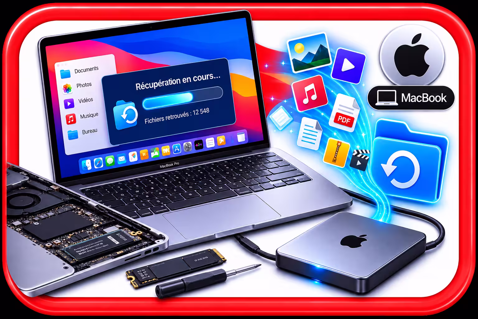 Récupération de données MacBook Pro Bordeaux